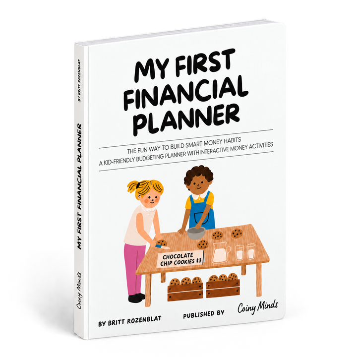 The front cover and spine of My First Financial Planner